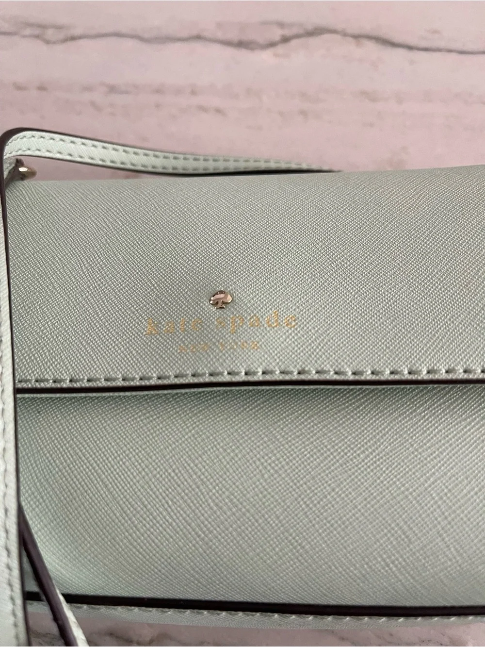 kate spade Mint Green Leather crossbody Bag